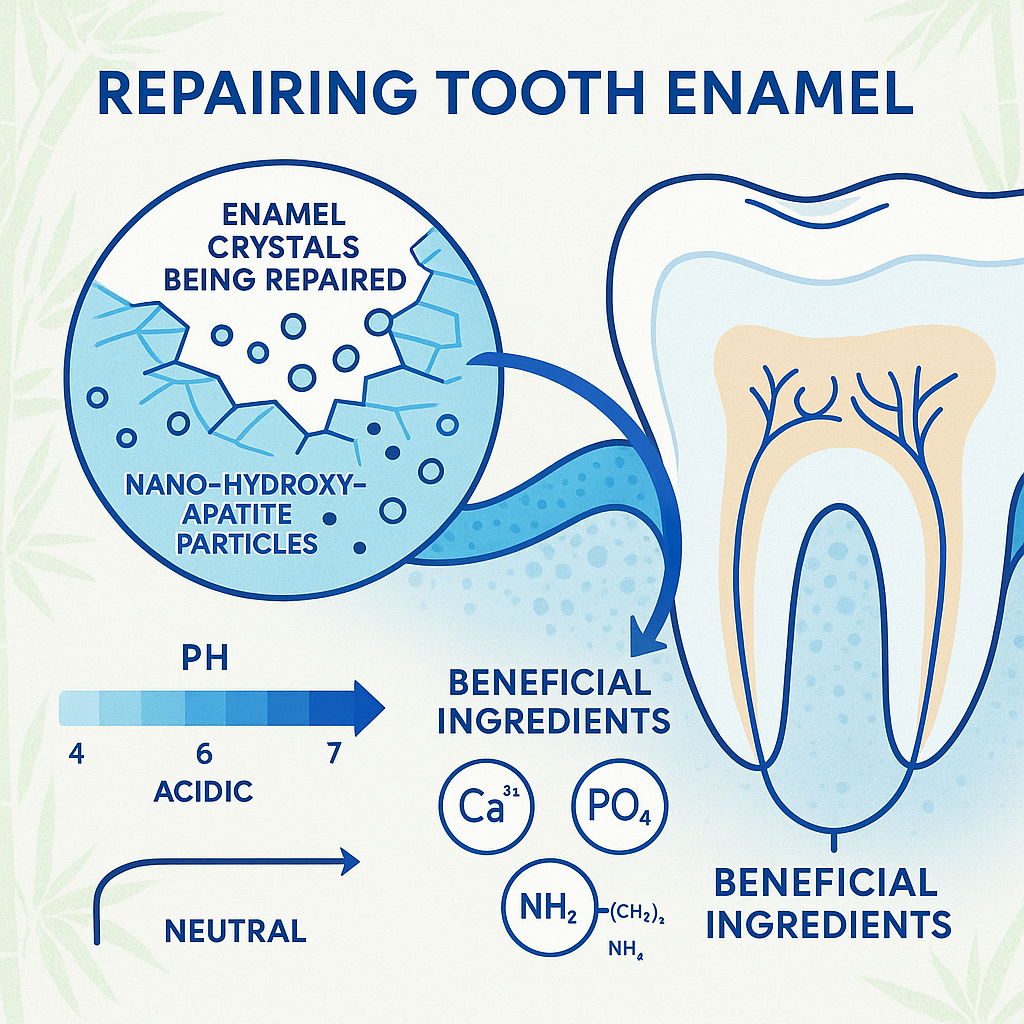 remineralizing gum nano hydroxyapatite gum natural gum plastic free gum