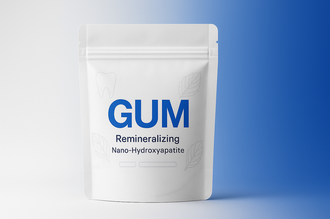 Best natural sugar-free gum — Enamio plastic-free chicle gum with nano-hydroxyapatite