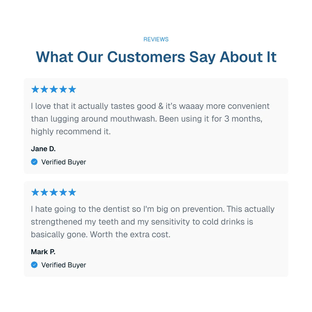 Enamio hydroxyapatite gum for enamel support after normal chewing is cleared