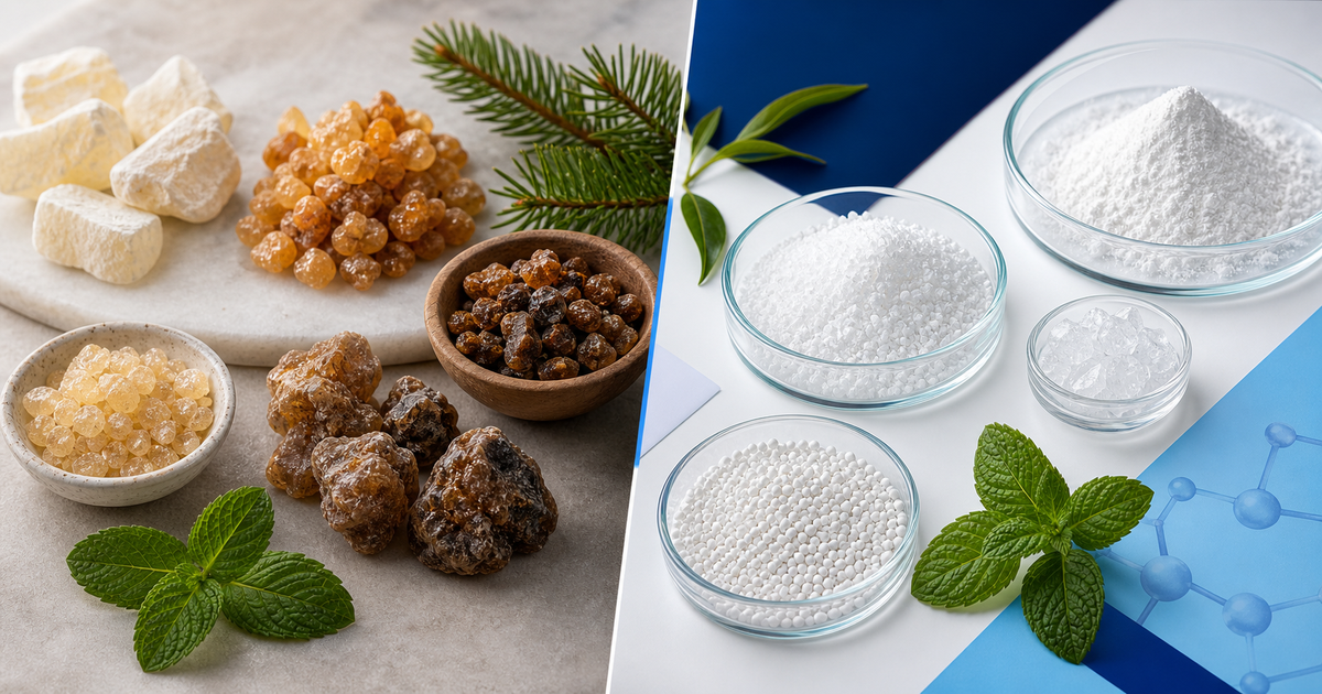 Kreain Gum vs Enamio remineralizing gum ingredient and formula comparison